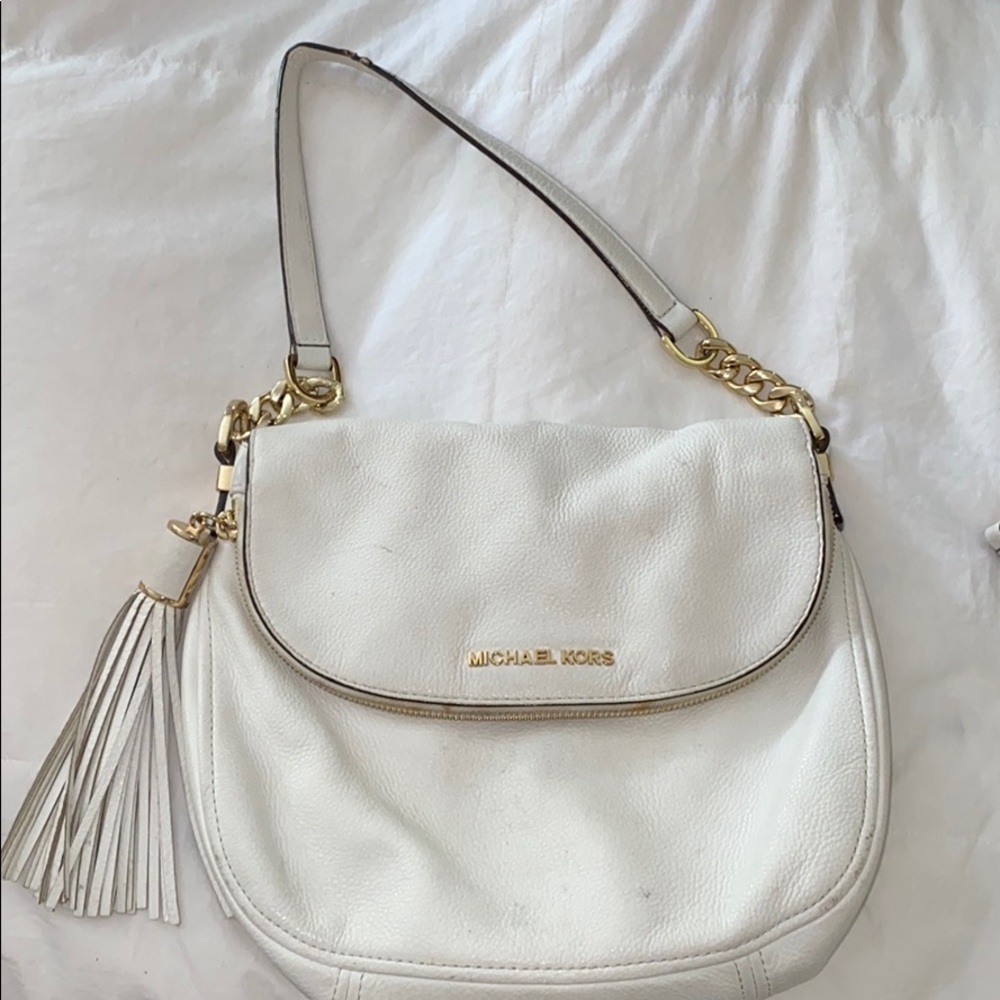 White Michael kors purse